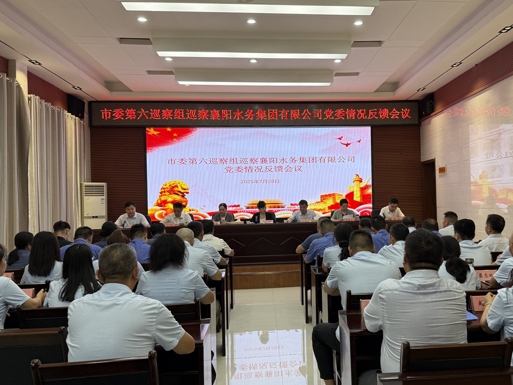 市委第六巡察組向襄陽水務(wù)集團(tuán)有限公司黨委反饋巡察情況